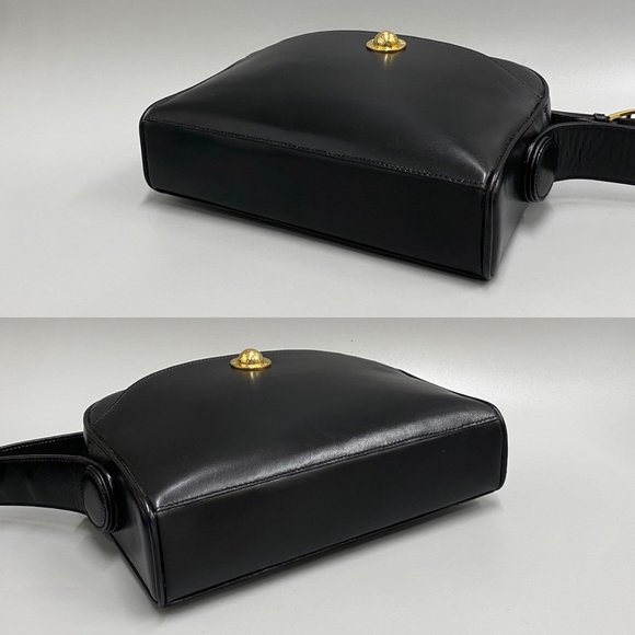 CELINE Star Ball Logo Hardware Calf Leather Genuine Mini Shoulder Bag Pochett... - Picture 6 of 9